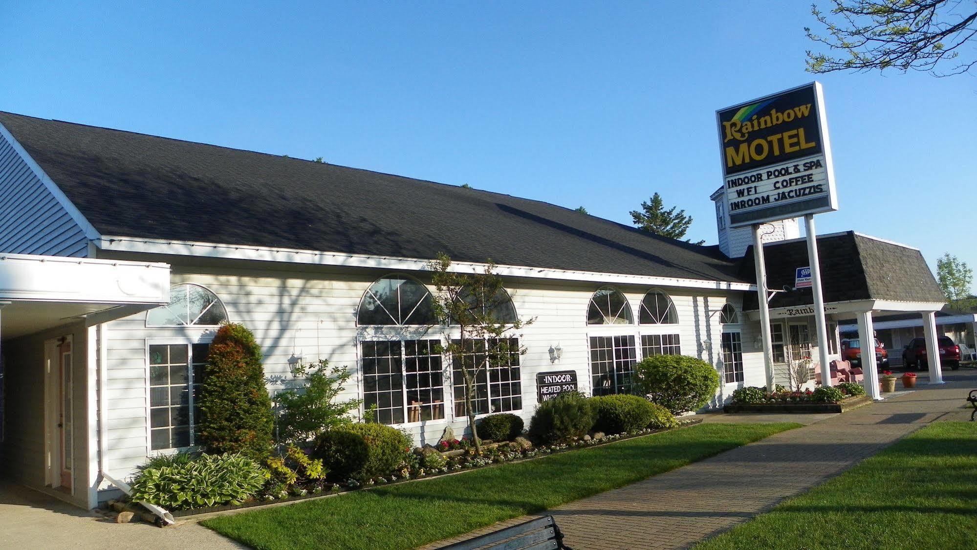 Rainbow Motel Mackinaw Stadt Exterior foto